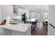 Modern kitchen featuring stainless steel appliances, a large island, and sleek countertops at 861 Recess Point Dr, Moncks Corner, SC 29461
