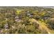 Lush trees surround homes in this scenic aerial view near the coastline at 864 Club Cottage Rd, Edisto Beach, SC 29438