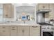 Bright kitchen features marble countertops, stainless steel appliances, and white cabinets at 106 Beaufain St, Charleston, SC 29401