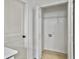 Spacious closet with wire shelving and electrical outlet; painted white to match walls at 1133 Mount Batten Dr, Hanahan, SC 29410