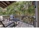 Enjoy the serene view of lush greenery on the balcony at 1330 Sea Elder Dr # C, Kiawah Island, SC 29455