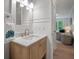Charming bathroom with a vanity, marble countertop, and stylish fixtures offers a comfortable and functional space at 1330 Sea Elder Dr # C, Kiawah Island, SC 29455