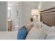 View from bedroom looking into en-suite bathroom, with matching cabinet at 1330 Sea Elder Dr # C, Kiawah Island, SC 29455