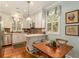 Cozy kitchen with stainless steel appliances, white cabinets, and breakfast bar seating at 1501 Sea Palms Cres, Mount Pleasant, SC 29464