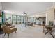 Open-concept living room with a fireplace, leading into a spacious kitchen with bar seating at 158 Netherfield Dr, Summerville, SC 29486