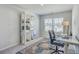Well-lit office space featuring large windows, desk, and accent rug at 159 Lucky Day Dr, Summerville, SC 29486
