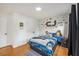 bedroom with hardwood floors, lots of light, and decals at 176 Hainsworth Dr, North Charleston, SC 29418