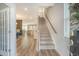 Inviting foyer featuring a staircase and natural light at 185 Red Bluff St, Summerville, SC 29483