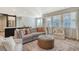 Bright and airy living room, seamlessly connected to the kitchen and dining area at 185 Red Bluff St, Summerville, SC 29483