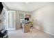 Bright home office with a large window and door for natural light at 185 Red Bluff St, Summerville, SC 29483