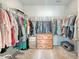 Functional walk-in closet featuring organized storage with clothes and drawers at 185 Red Bluff St, Summerville, SC 29483