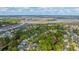 Stunning aerial view of the community showcasing the picturesque waterways and gorgeous marshland surroundings at 1883 Hall Point Rd, Mount Pleasant, SC 29466