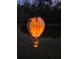 Charming balloon lantern illuminating the backyard, adding a touch of whimsy to the outdoor setting at 201 Island Green Rd, Goose Creek, SC 29445