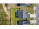 Aerial view of the home, showcasing the roof and fenced backyard at 206 Alpine Rd, Summerville, SC 29485