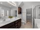 Bathroom boasts double sinks, a walk-in shower, and a separate water closet at 206 Alpine Rd, Summerville, SC 29485