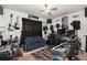 Fun music room with instruments, sound equipment and a casual seating area at 210 Sabal Palmetto Ct, Moncks Corner, SC 29461