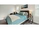 Bedroom featuring a headboard bed frame with stylish side tables and pillows at 2951 Clearwater Dr, Mount Pleasant, SC 29466