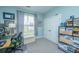 Bright office space features natural light, neutral walls and door to closet at 2952 Sweetleaf Ln, Johns Island, SC 29455