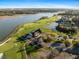 Breathtaking aerial view of golf course clubhouse in waterfront community with beautiful green scenery at 3075 Maritime Forest Dr, Johns Island, SC 29455