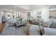 Comfortable living room with plush seating, a patterned rug, and lots of natural light at 3075 Maritime Forest Dr, Johns Island, SC 29455