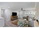Cozy living room with neutral colors, modern decor, and ample natural light at 3304 Hartnett Blvd, Isle of Palms, SC 29451
