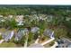 Beautiful aerial shot showcasing a residential area with well-manicured lawns and various home styles at 4029 Cascades Thrust, Summerville, SC 29483