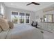 Comfortable main bedroom with a sitting area, large windows and ample natural light at 4029 Cascades Thrust, Summerville, SC 29483