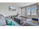 Inviting living room featuring modern furniture and a wall-mounted TV at 4418 Hardwood St, Ladson, SC 29456