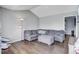 Cozy living room featuring a large sectional sofa and vaulted ceilings at 4418 Hardwood St, Ladson, SC 29456
