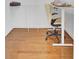Office space with hardwood floors and a desk, perfect for remote work or studying at 4512 Great Oak Dr, North Charleston, SC 29418