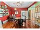 Cozy dining room featuring hardwood floors, art, and a charming piano at 516 Central Ave, Summerville, SC 29483