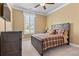 Inviting bedroom with a bed, a window with shutters, and a dresser with ample storage at 5509 Alpine Dr, Summerville, SC 29483