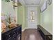 Inviting foyer with dark hardwood floors and decorative accents, creating a warm welcome at 5509 Alpine Dr, Summerville, SC 29483