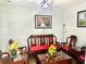 Living room features decorative chairs, a table, and art on the wall at 565 Mountain Laurel Cir, Goose Creek, SC 29445
