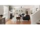 Stylish living room featuring a fireplace, modern furniture, and an open layout perfect for entertaining at 639 Bridlewood Ln, Mount Pleasant, SC 29464