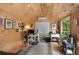Cozy shed interior featuring office space, air conditioning, and lots of natural light at 639 Bridlewood Ln, Mount Pleasant, SC 29464