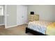 A simple bedroom featuring a bed, closet, and dresser to suit your resting and storage needs at 7818 Expedition Dr, North Charleston, SC 29420
