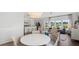 Open floor plan with dining area seamlessly flows into the modern kitchen at 1027 Swamp Rose Run, Summerville, SC 29485