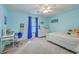 Bright bedroom featuring a fan, window, and a cozy bed with natural light at 104 Huckleberry Ln, Summerville, SC 29485