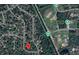 Close up aerial view of the community relative to the YMCA Oakbrook Facility at 104 Huckleberry Ln, Summerville, SC 29485