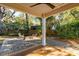 Outdoor patio area with a ceiling and fan, providing a cozy spot in the backyard at 1056 Wharf Indigo Pl, Mount Pleasant, SC 29464