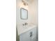 Bathroom with a new vanity, modern faucet, and updated mirror at 106 Dunmow Dr, Summerville, SC 29485