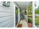 Charming front porch with a welcoming wreath and cozy rocking chairs at 106 Dunmow Dr, Summerville, SC 29485