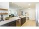 Bright kitchen island with stainless steel appliances and lots of countertop space at 135 Pier View # 305, Charleston, SC 29492