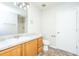 Bathroom featuring a toilet, a tub, a sink and vanity at 137 St Phillips Row, Summerville, SC 29485