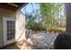 Cozy backyard with seating area, storage space, and plenty of tree coverage at 14 Town Park Ln # B, Charleston, SC 29412