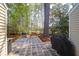 Cozy backyard with seating area and tree coverage at 14 Town Park Ln # B, Charleston, SC 29412