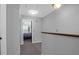 Upstairs hallway with view of bedroom at 14 Town Park Ln # B, Charleston, SC 29412