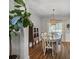 Elegant dining area with a chandelier and large windows at 1537 Sweet Myrtle Cir, Mount Pleasant, SC 29466