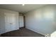 This bedroom features carpet, double door closet, neutral walls and bright, overhead lighting at 166 Yarrow Way, Moncks Corner, SC 29461